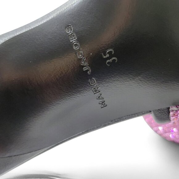 Marc Jacobs The Rinestone J Marc Heeled Sandals -US Size 5- NWB - Picture 12 of 16